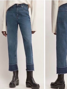 Everlane The Way High Jean Dark Indigo